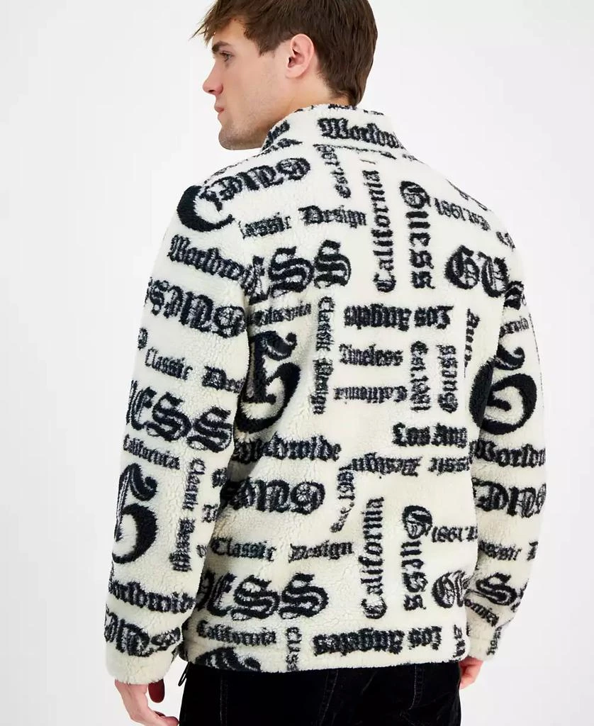 GUESS Men's Jacquard Sherpa Jacket 2