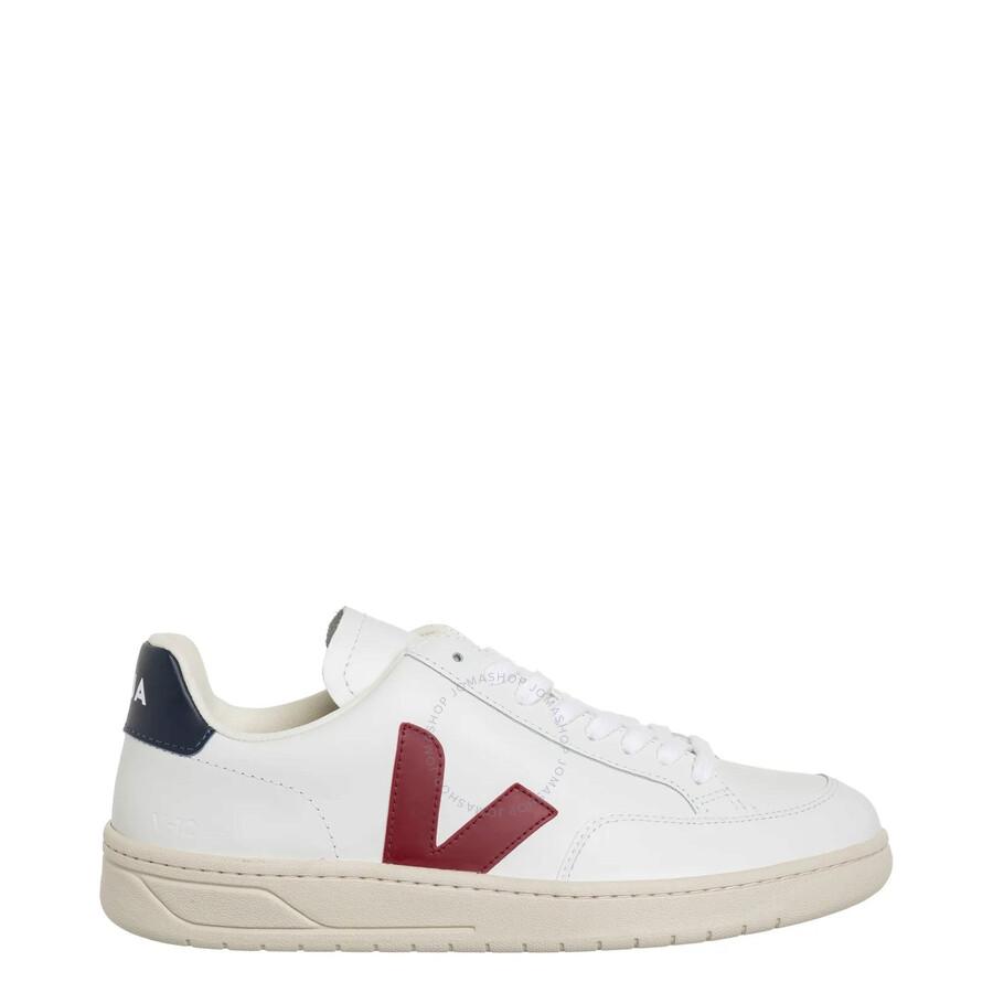 Veja White Marsala Nautico V-12 Low-Top Sneakers