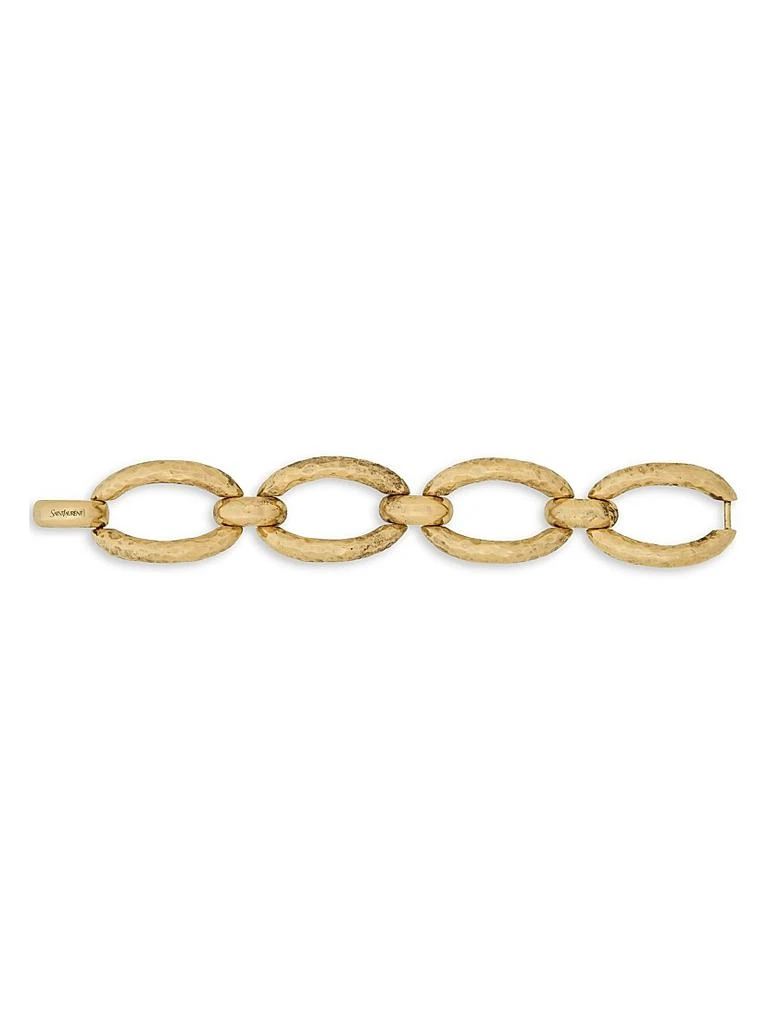 Saint Laurent Oval Leather Bracelet – On Sale Now with Up to 24 