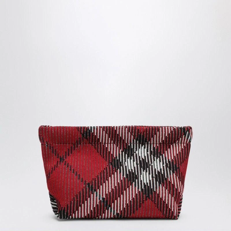 Burberry Burberry Clutch Bag With Check Pattern 4