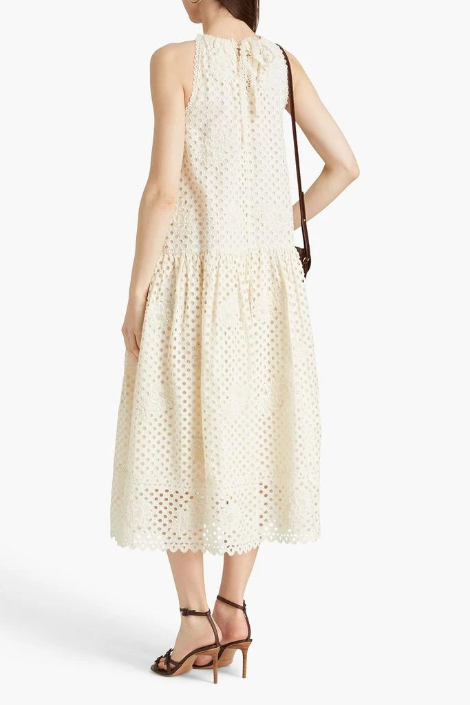 Ulla Johnson Stella broderie anglaise cotton midi dress 3