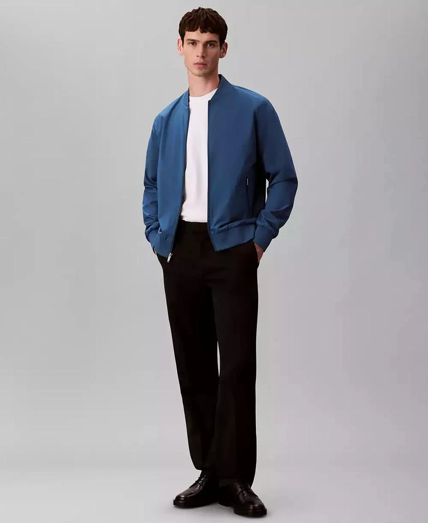 Calvin Klein Men's Logo-Print Matte Bomber Jacket 14