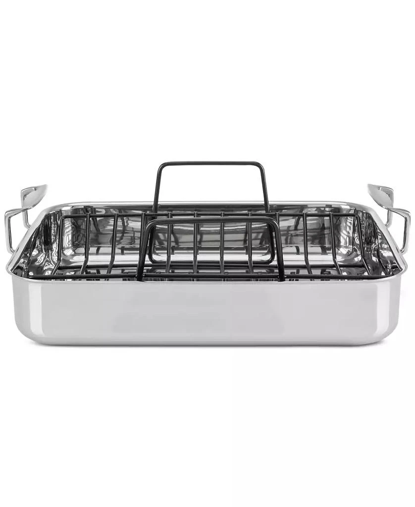 VIKING 3-Ply Stainless Steel Roasting Pan with Nonstick Rack 11