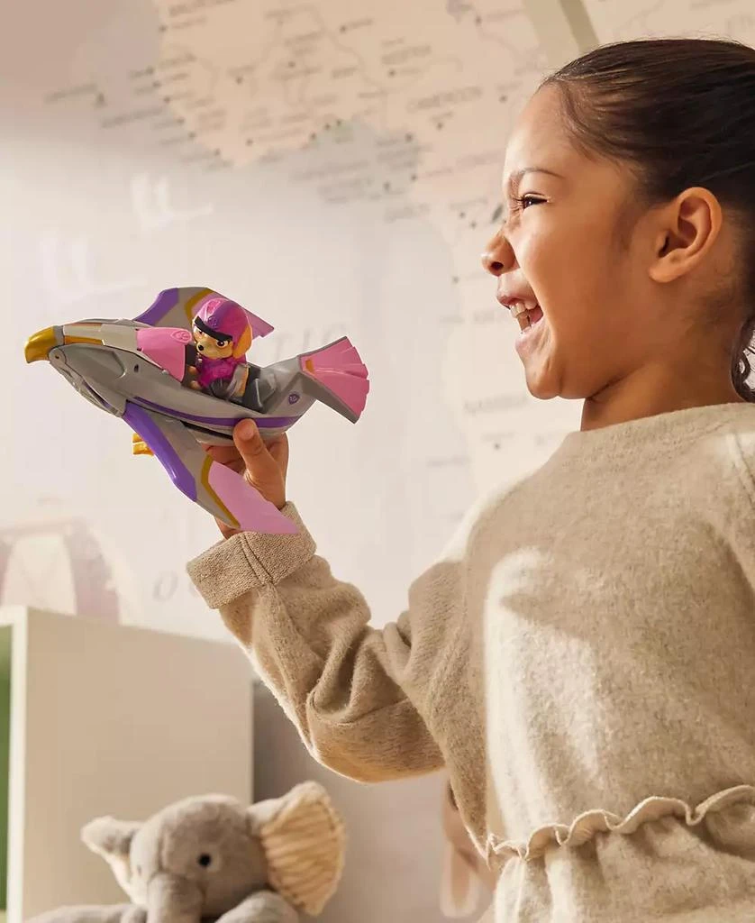Paw Patrol Jungle Pups, Skye Falcon Vehicle, Toy Jet with Collectible Action Figure 6