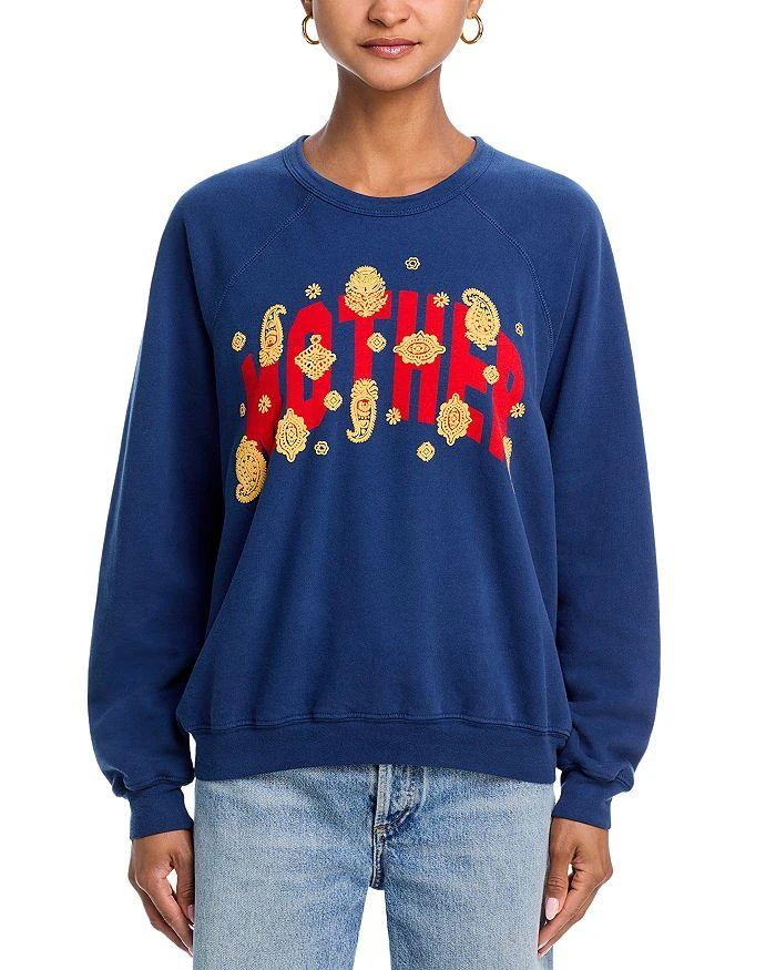 MOTHER The Biggie Message Sweatshirt 6