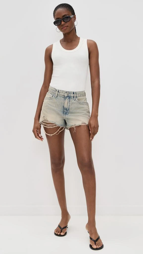 Good American Good 90s Studded Shorts 4