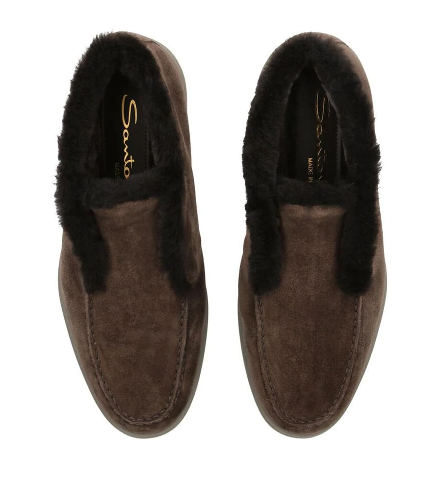 Santoni Suede Fortune Ankle Boots 4