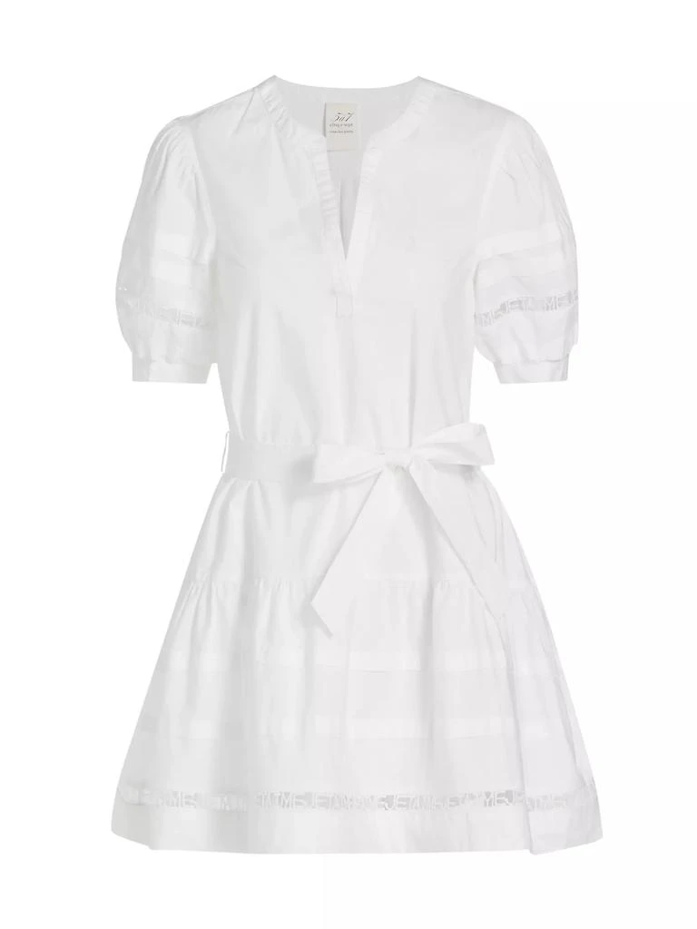 Cinq à Sept Corianna Belted Cotton Poplin Minidress 1