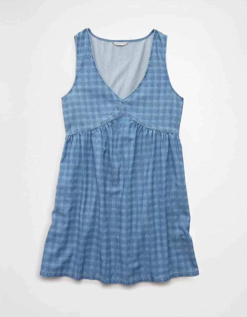 AE V-Neck Denim Striped Mini Shift Dress  On Sale Now with Up to 60% Off |  Discover Exclusive Deals & Savings at BeyondStyle  Authentic AE Women| Dresses|Casual Dresses with Limited-Time Discounts,