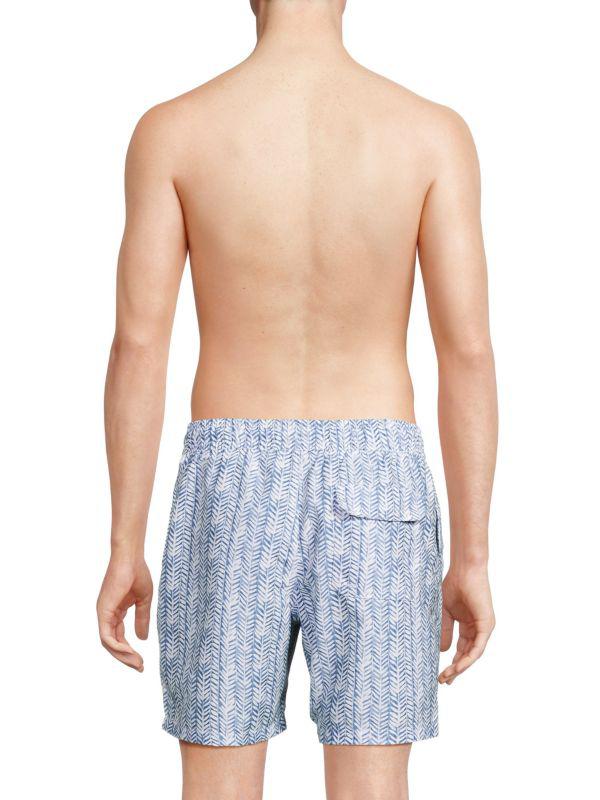 Slate & Stone Cabo Herringbone Drawstring Swim Shorts