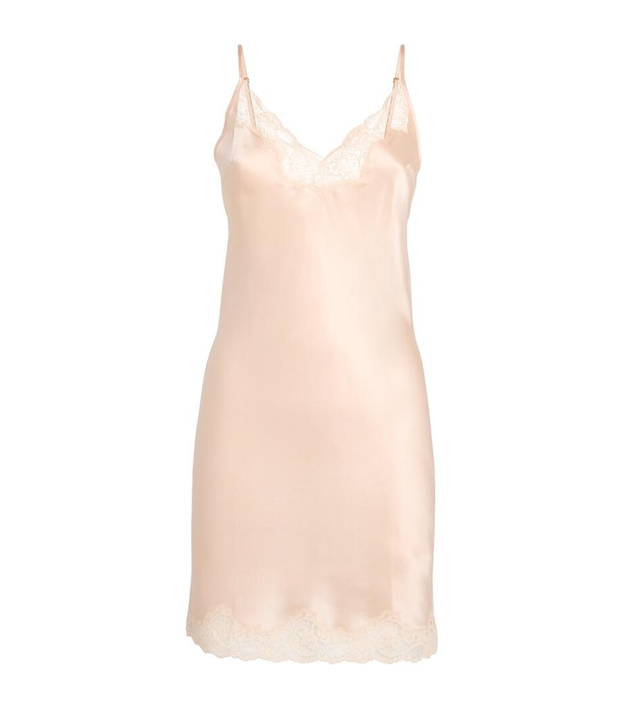 GILDA & PEARL Silk Boudoir Slip Dress