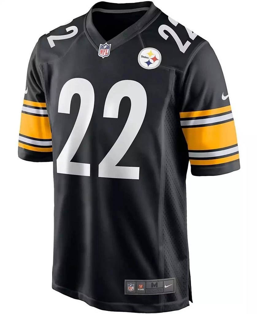 NIKE Men's Najee Harris Black Pittsburgh Steelers 2021 Draft First Round Pick Game Jersey 2