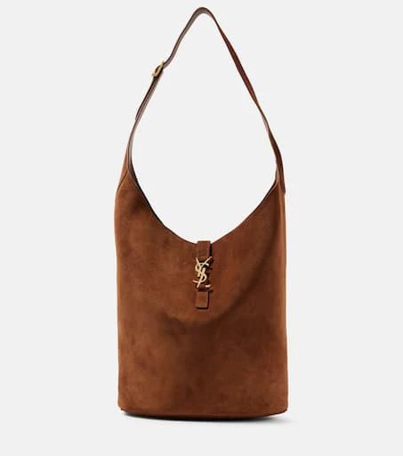 Yves Saint Laurent Le 5 à 7 suede bucket bag 1