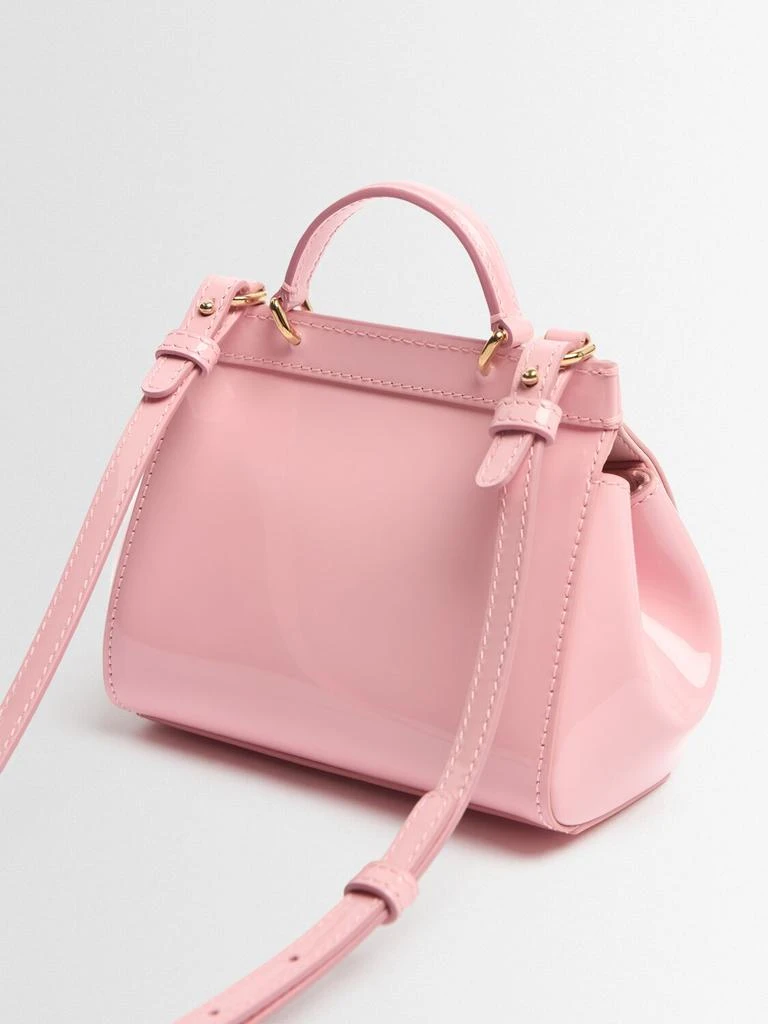 Dolce & Gabbana Sicily Patent Leather Shoulder Bag 3