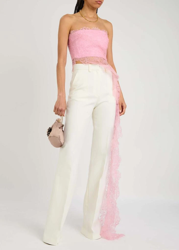 David Koma Flared straight-leg stretch-wool trousers 4