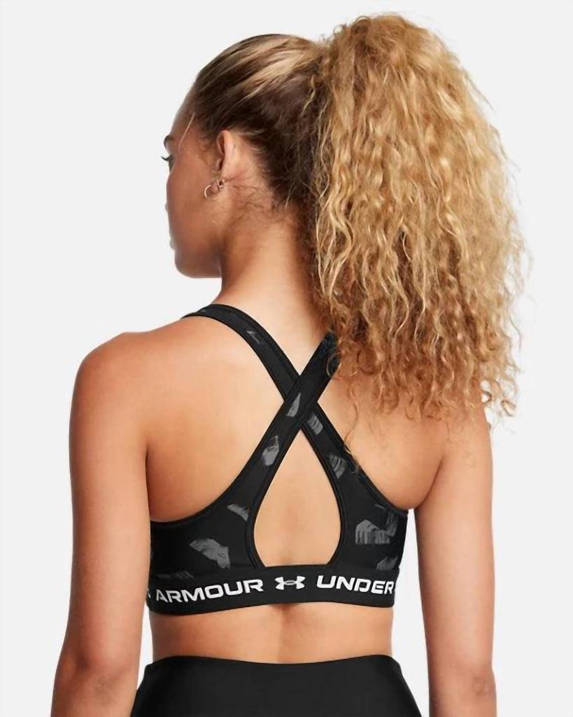 Under Armour Under Armour - Women's Crossback Mid Print Sports Bra