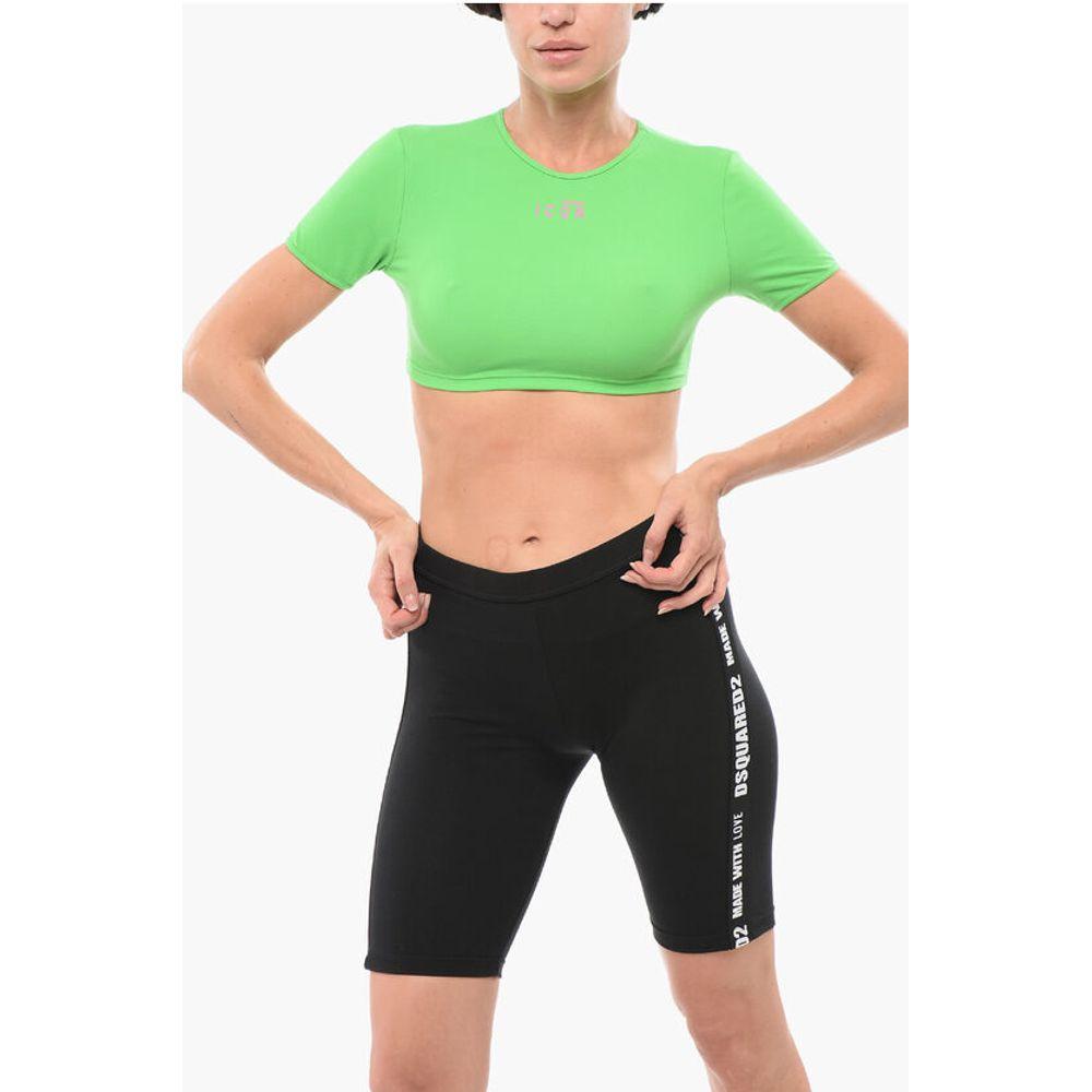 DSQUARED2 Dsquared² Printed ICON Crop Women's Top
