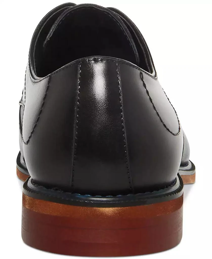 Steve Madden Men's Zane Tonal & Textured Leather Mid Oxford Dress Shoe 3