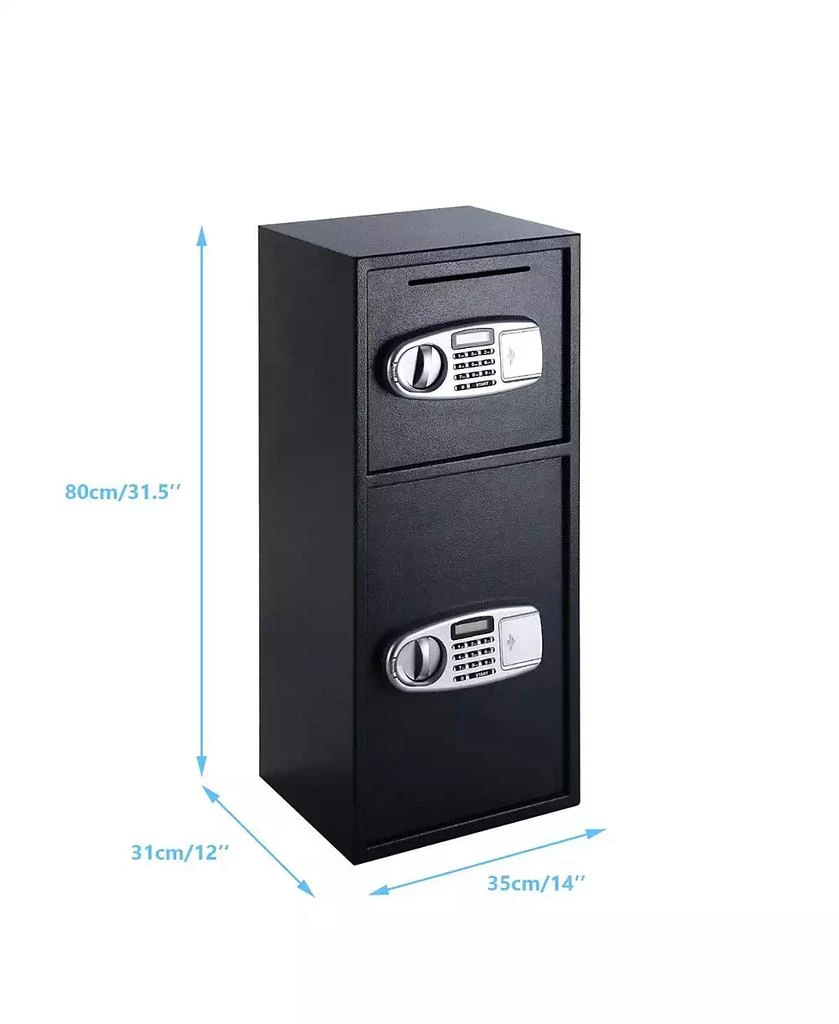SUGIFT 2 Doors Digital Safe Box 9