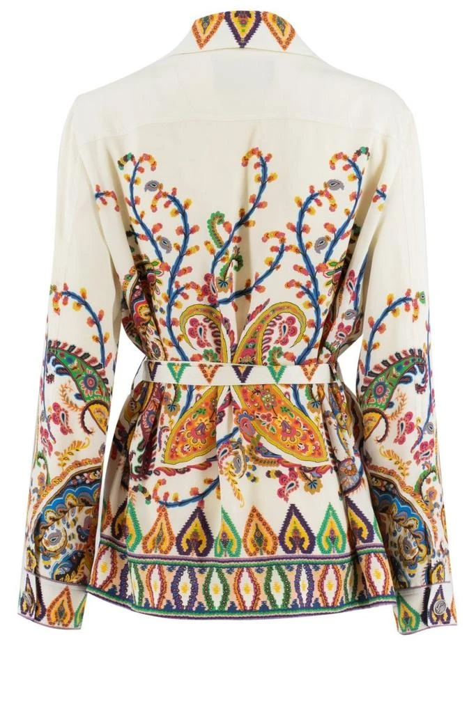ETRO Etro Paisley Printed Belted Jacket 2