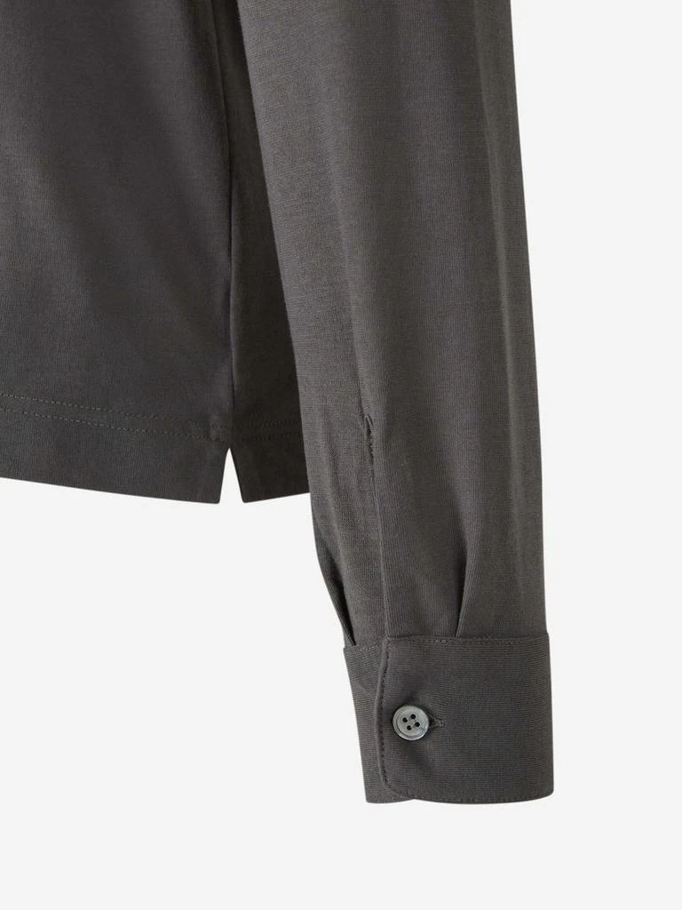 Zanone Zanone Plain Cotton Polo 4