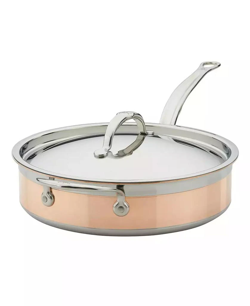 Hestan CopperBond Copper Induction 3.5-Quart Covered Saute with Helper Handle 1