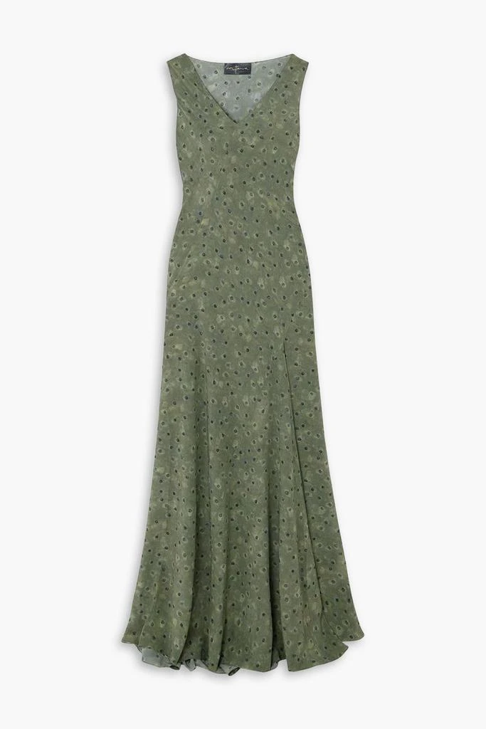 CORTANA Irina printed silk-georgette maxi dress 1