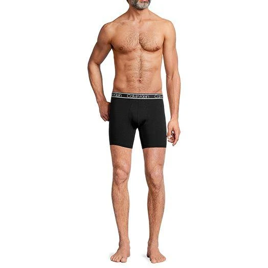 Calvin Klein 3-Pack Logo Supima Cotton Blend Boxer Briefs 2