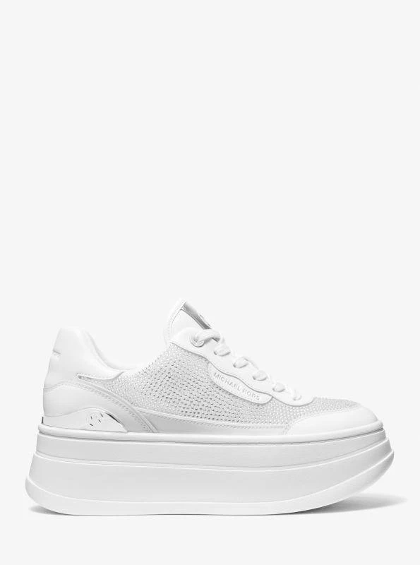 Michael Kors Hayes Embellished Leather Sneaker 2