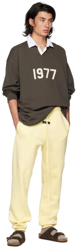 Fear of God ESSENTIALS Yellow Drawstring Lounge Pants 4