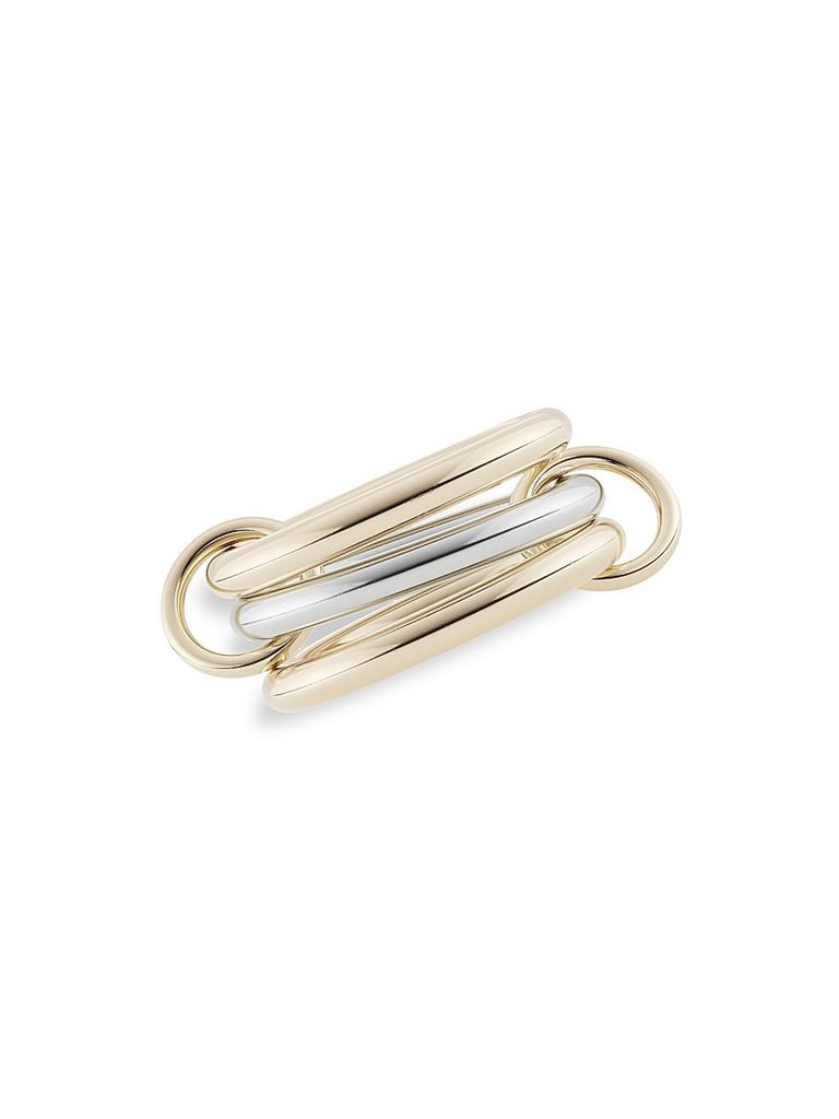 Spinelli Kilcollin Taurus 18K Yellow Gold & Sterling Silver 3-Link Ring