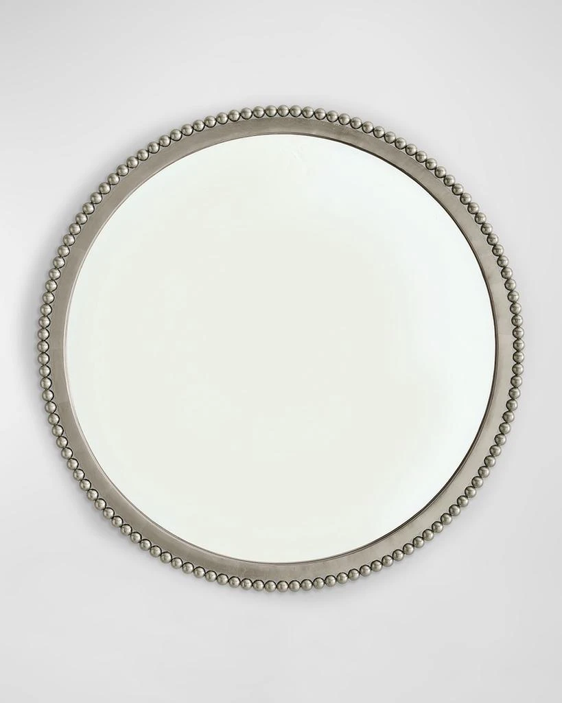 Global Views Ball Bearing Silver Leaf Mirror, 40" Round