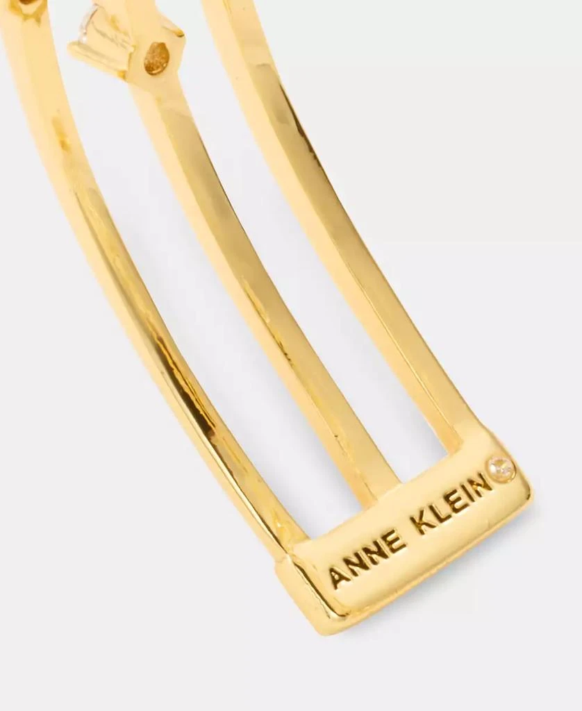 Anne Klein Cubic Zirconia Triple Row Cuff Bracelet 3