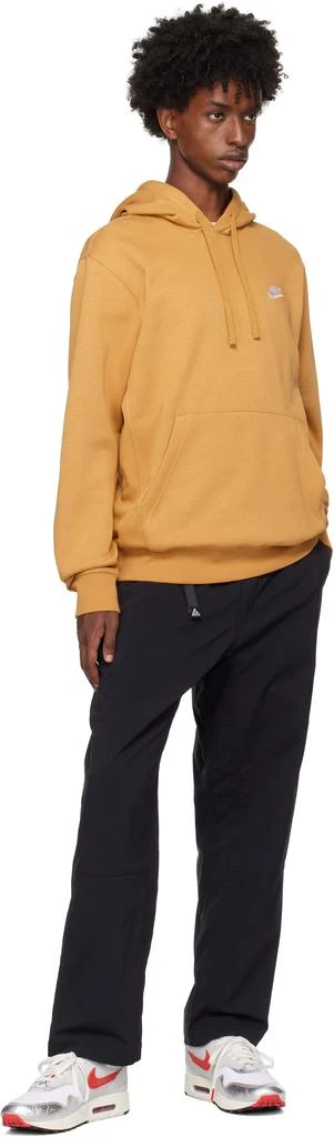 NIKE Brown Sportswear Club Fleece Hoodie 4