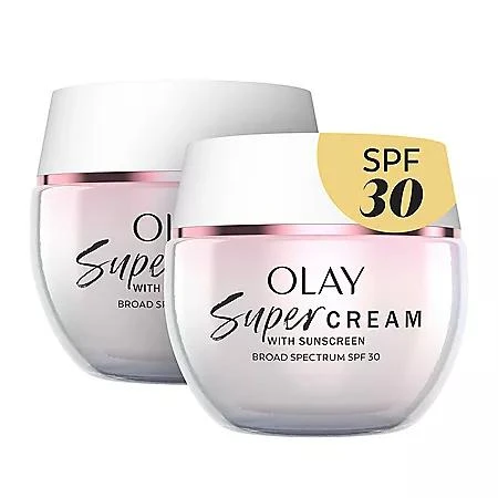 Olay Olay Super Cream with Sunscreen, SPF 30, 1.7 oz., 2 pk. 1