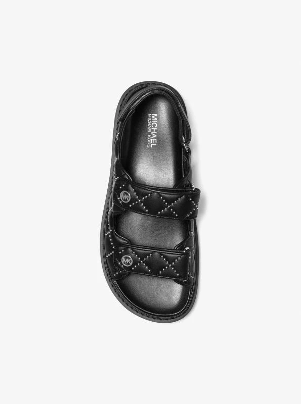 Michael Kors Holland Studded Quilted Sandal 3