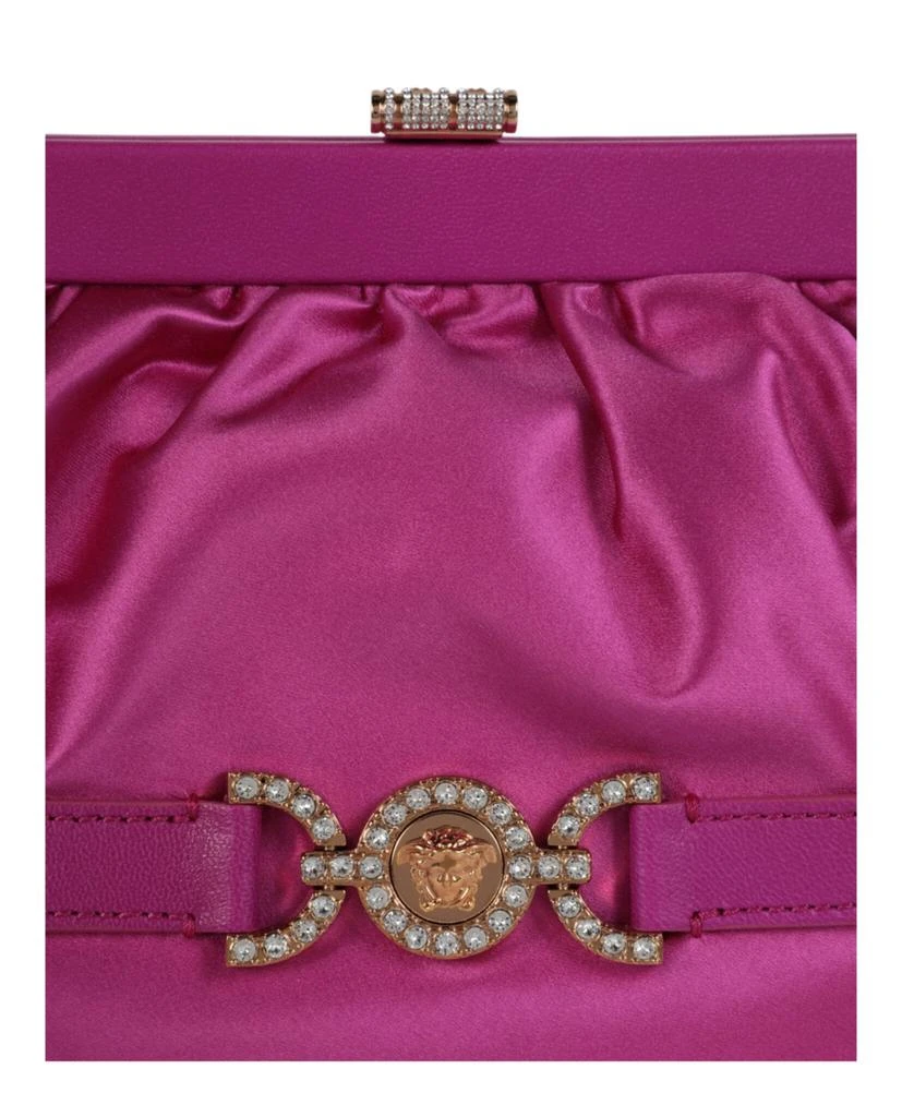 Versace Satin Crystal Medusa '95 Clutch 3