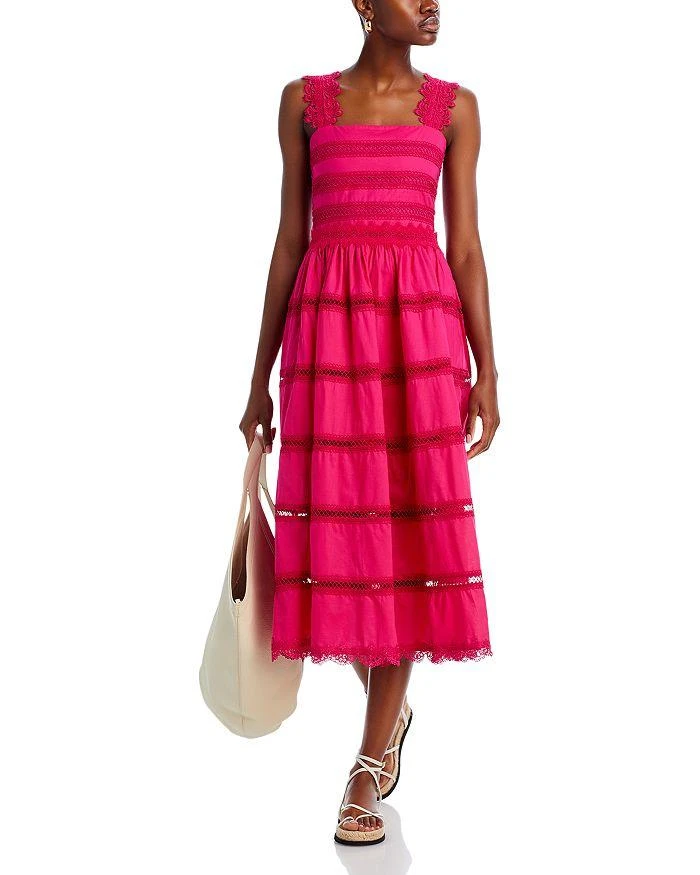 Waimari Kate Lace Trim Midi Dress - Exclusive 3