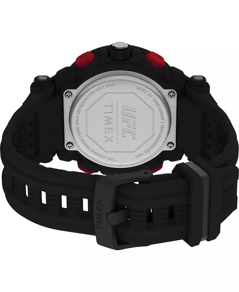 Timex UFC Men's Quartz Impact Resin Black Watch, 50mm 4
