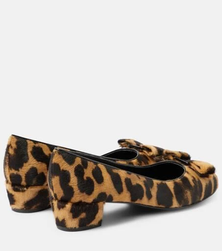 Salvatore Ferragamo Vara calf hair pumps 3
