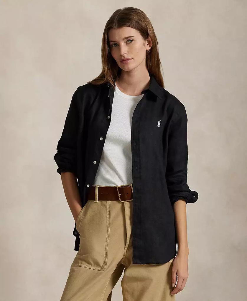 Ralph Lauren Women's Classic-Fit 100% Linen Shirt