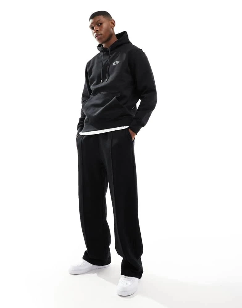 NICCE Nicce back print logo hoodie in black 4