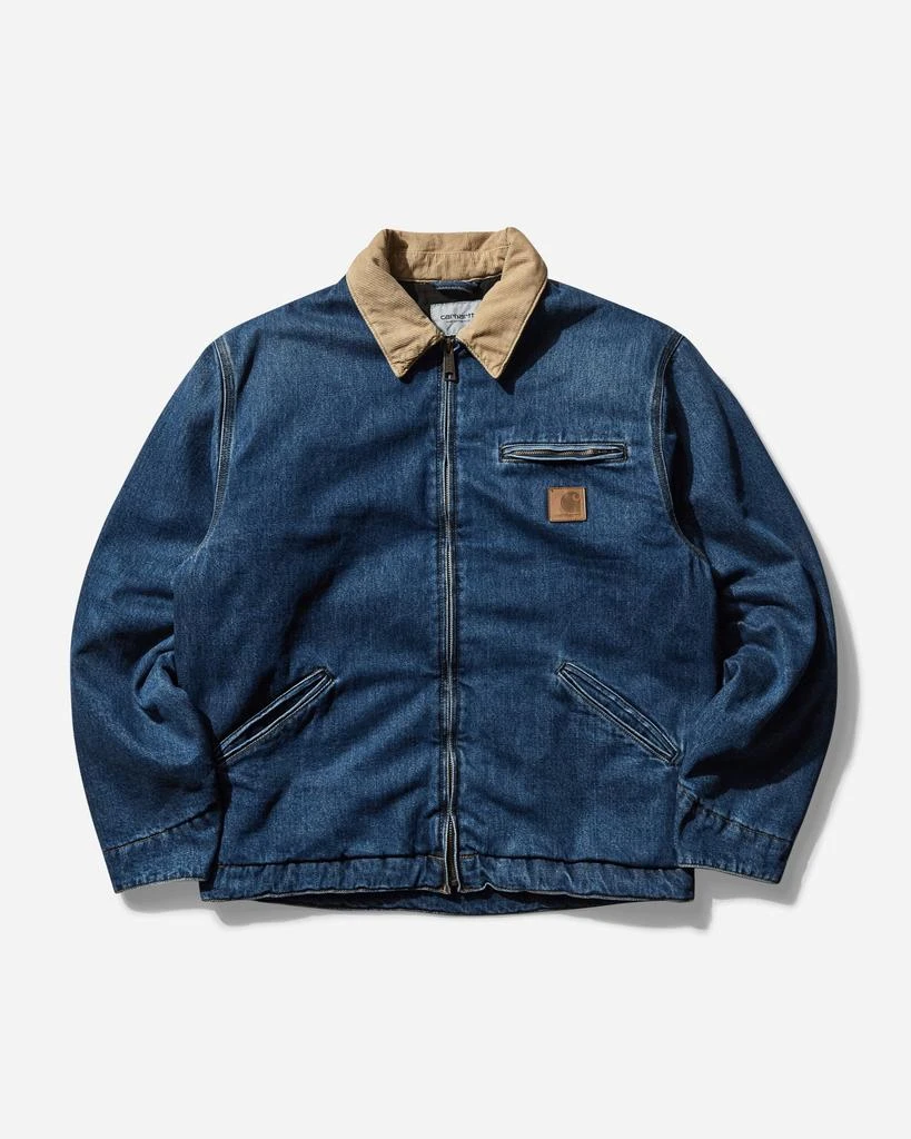 Carhartt WIP Men's OG Detroit Jacket Blue (Worn Used Wash) 1