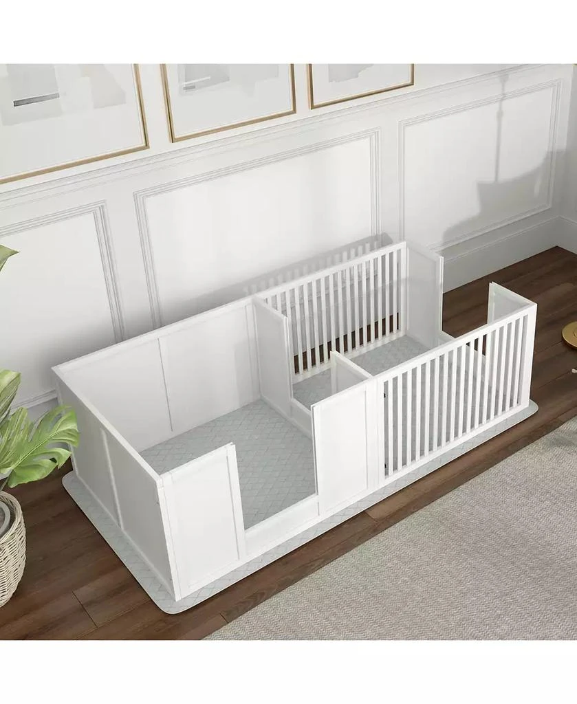 PawHut Whelping Box for Dogs with Waterproof Pad 
Adjustable Door 9