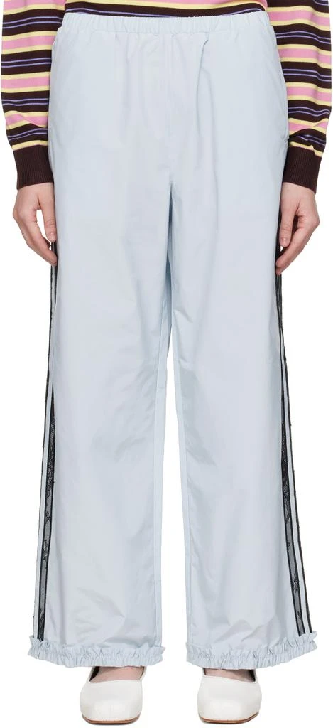 Sandy Liang Blue Anja Track Pants