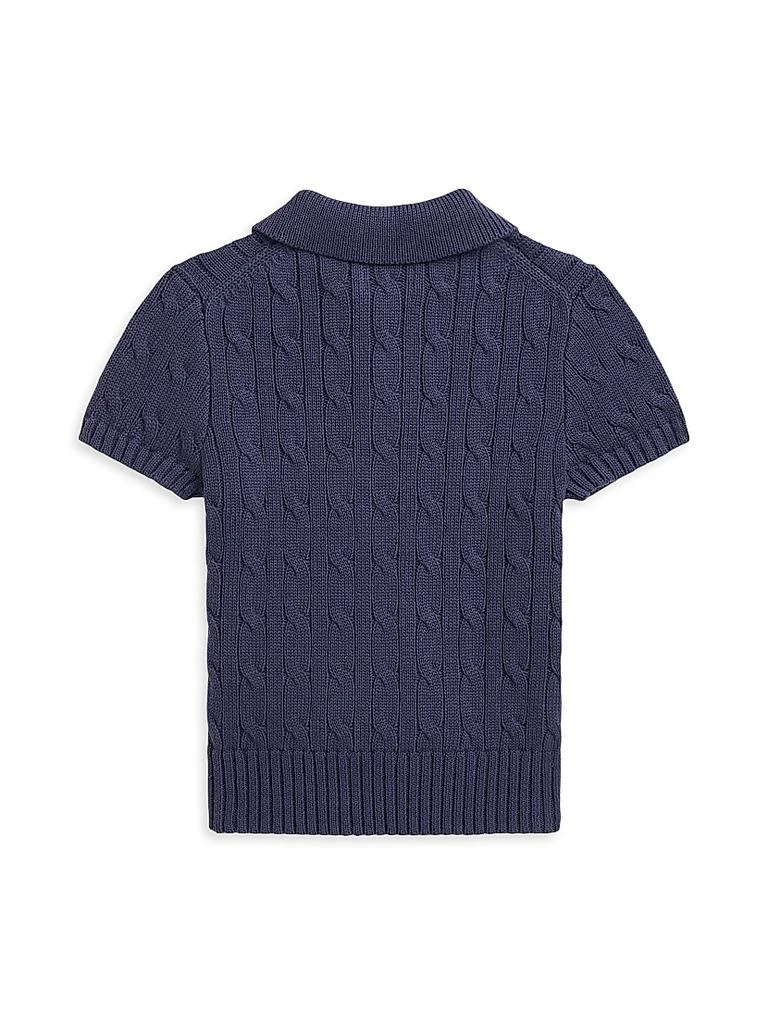 Ralph Lauren Little Boy's & Boy's ​Cable-Knit Polo Shirt 3