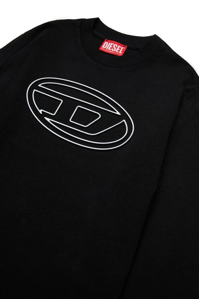 Diesel Diesel Kids Oval-D Logo Long-Sleeved T-Shirt 3