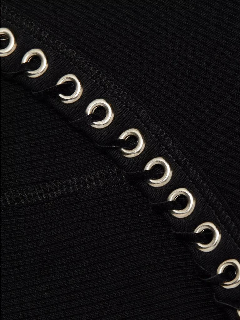 Re/Done Whipstitch Ribbed Cotton Tank Top 7