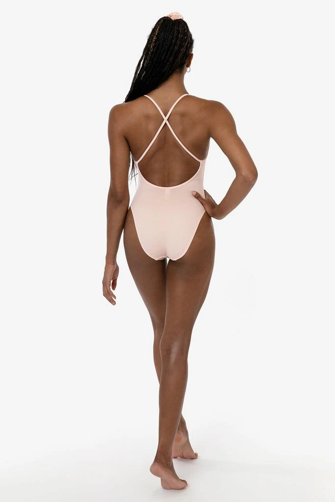 Los Angeles Apparel B308GD - Garment Dye Spaghetti Ruched Front Crossback Bodysuit 25