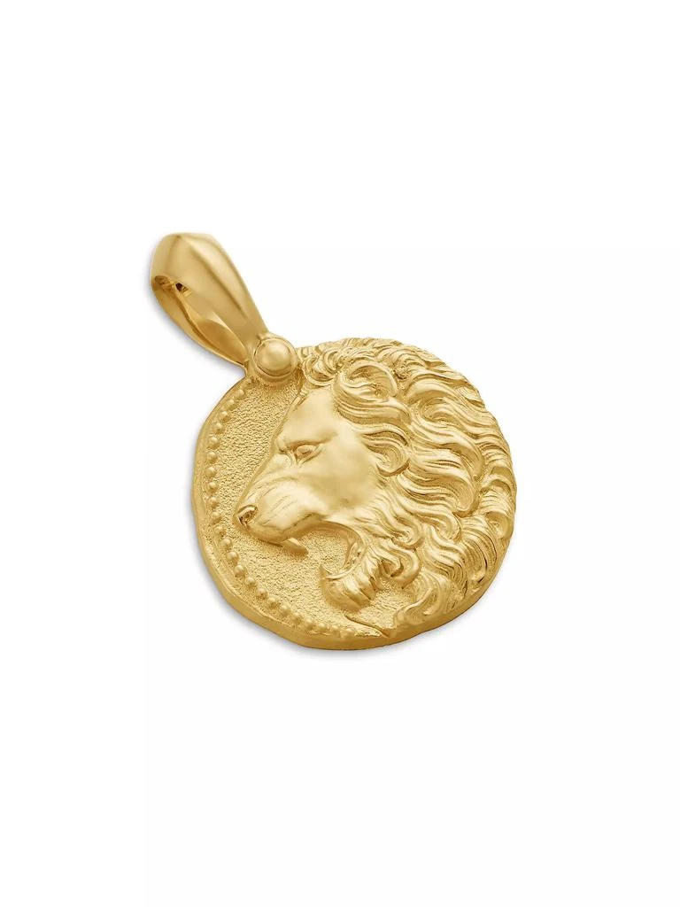 David Yurman Leo Amulet in 18K Yellow Gold, 27mm 3